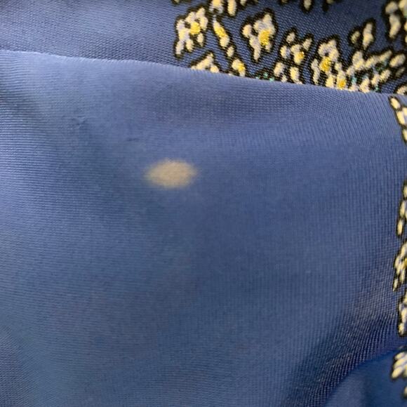 ROBERTO CAVALLI Blue & White Paisley Blouse - Picture 5 of 8